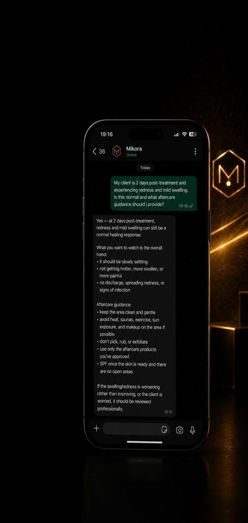 Mikora WhatsApp Support